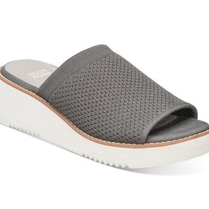 Eileen Fisher Gray Telly Platform Sandals